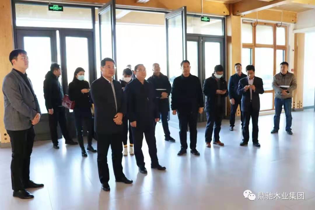 國家“新城建”產業與應用示范基地專家組蒞臨考察山東鼎馳木業集團有限公司